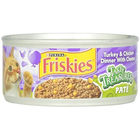 Friskies Tasty Treasures Pate Turkey And Chicken Dinner With Cheese