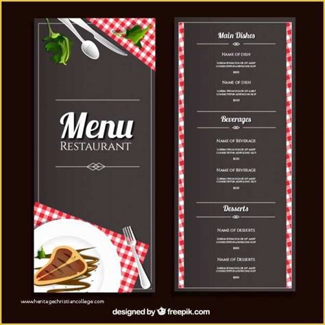 Free Publisher Menu Templates Of 40 Restaurant Templates Suitable for Professional Business ...