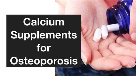 Calcium Supplements For Osteoporosis • Consumerlab Interview