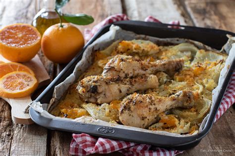 Pollo Gratinato Al Forno Con Arance E Finocchi Ricetta Gustosa