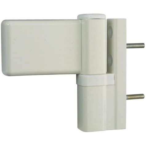 Paumelle Pour Porte Pvc Type Ktn6r Dormant Largeur 20 Mm Blanc Ral 9010