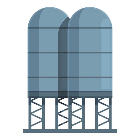 Premium Vector Coal Mining Water Tanks Icon Cartoon Vector Cart Wagon