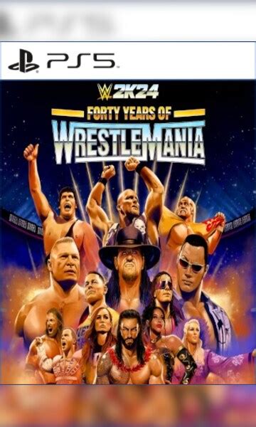 Buy Wwe 2k24 40 Years Of Wrestlemania Ps5 Psn Key Global