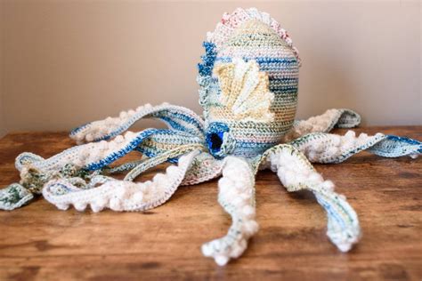 Crochet Stuffed Kraken Plush Amigurumi Octopus Kraken Toy Etsy