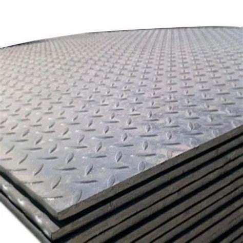 Mild Steel Checkered Plates Thickness Mm To Mm At Rs Kilogram In