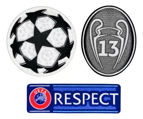 Set Parches Champions League Sporting Id Real Madrid Envío Gratis