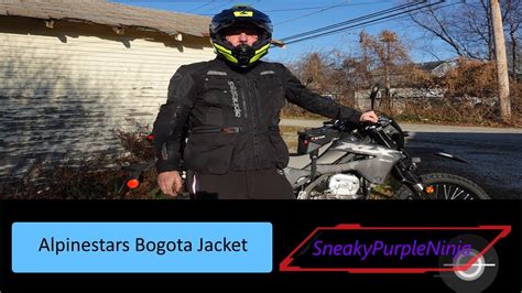 Alpinestars Bogota Pro Drystar Waterproof Jacket Review YouTube