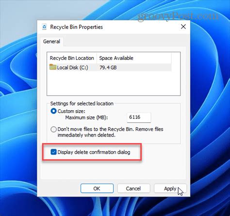 How To Enable The Delete Confirmation Dialog In Windows Solveyourtech