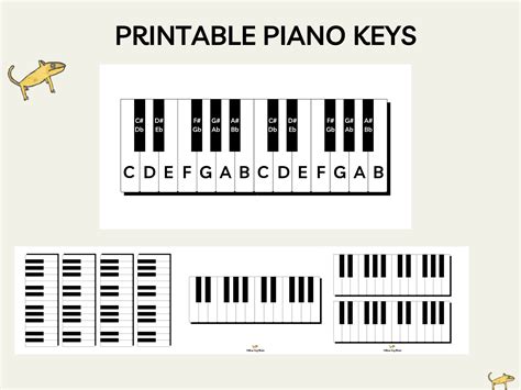 Piano Keyboard Printable