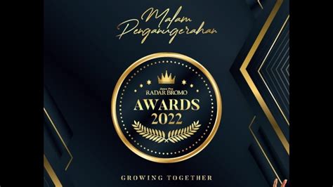 MALAM PENGANUGERAHAN RADAR BROMO AWARD 2022 YouTube