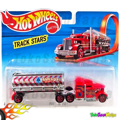 Jual Hot Wheels Truck FUEL AND FIRE Track Stars Truk Hotwheels Original Shopee Indonesia