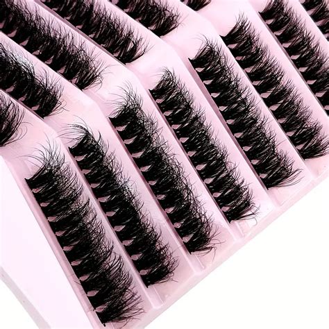 Individual Eyelash Clusters Russian Volume Faux Mink Eyelash Temu