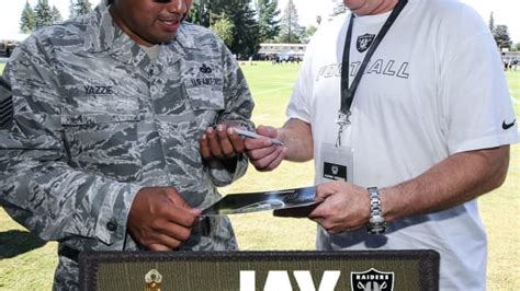 Las Vegas Raiders Announced The Usaa “salute To Service Award” Nominee