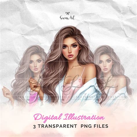 Fashion Babe Clipart Boss Babe Planner Girl Clipart Digital Clipart Etsy