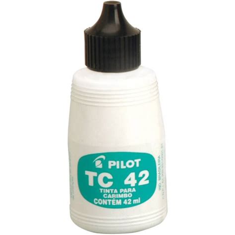 Tinta Reabastecedor Carimbo TC42 Preto Pilot Avulsa Papelaria Criativa