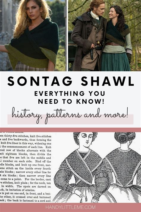 The Sontag Shawl History And Patterns Outlander Knitting Outlander