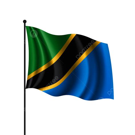 Tanzania Flag Vector Png Images Tanzania National Flag Vector