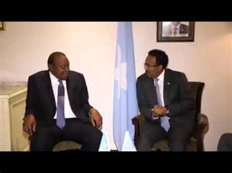 Madaxwaynaha Kenya Oo Madaxwaynaha Somalia Gurigiisa Just Booqday Youtube