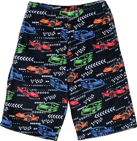 Iscream Big Boys Fun Print Silky Soft Shorts Car Plush Max 52 Off Race X