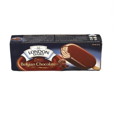 LONDON DAIRY BELGIAN CHOCOLATE ICE CREAM 110ML Waynik By Safco