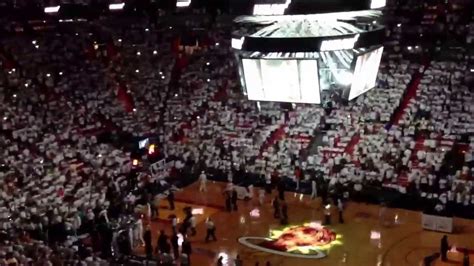 2013 Miami Heat Playoffs Intro Game One Youtube