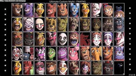 Fnafng Ultimate Custom Night By Namygaga Fnaf Dibujos Fnaf