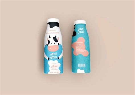 milk packaging design on Behance