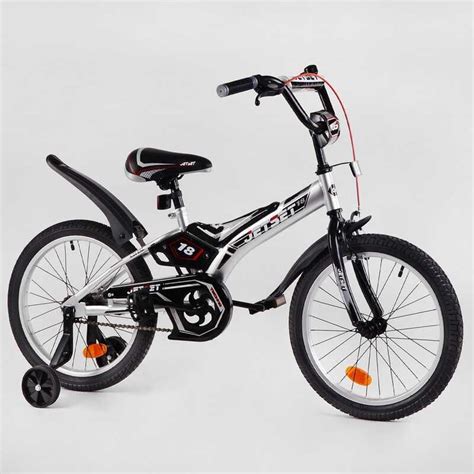 ᐉ Велосипед детский Jet Set JS-N1604 16" Черный/Серый