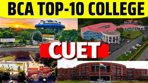 BCA Top Colleges From CUET 2023 Estd Fees Packages Top BCA College