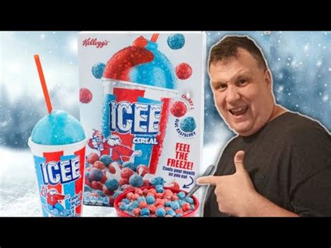 New Kelloggs Icee Cereal Kelloggs Cereal Iceeslurpy YouTube