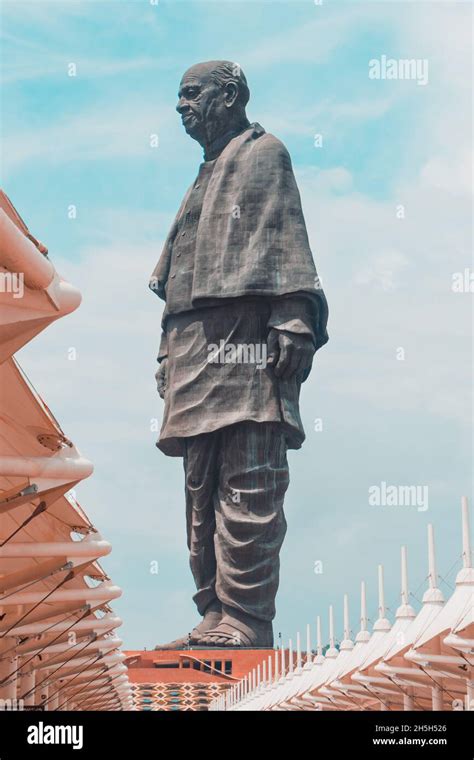 Sardar Vallabhbhai Patel statue - Gujarat Stock Photo - Alamy