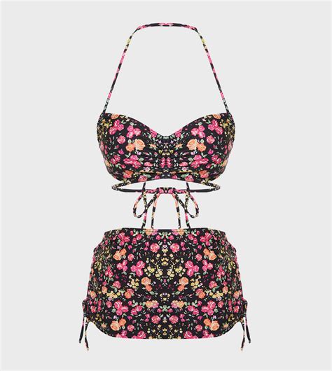 Buy Trendyol Floral Patterned Bikini Set In Multiple Colors 6thStreet UAE