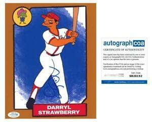 Darryl Strawberry "The Simpsons" AUTOGRAPH Signed 'Isotopes' 8x10 Photo ...