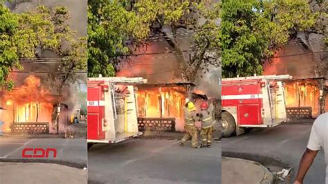 Incendio Reduce A Cenizas Un Repuesto En San Juan De La Maguana