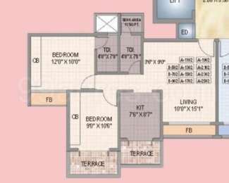 2 BHK Bedroom Apartment Flat For Rent In Proviso Complex Sector 35E