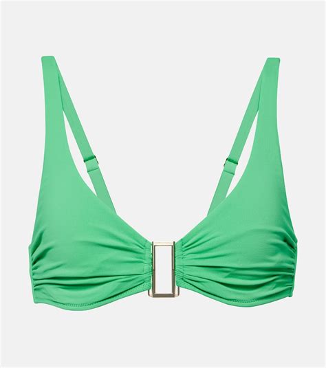 Bel Air Bikini Top In Green Melissa Odabash Mytheresa