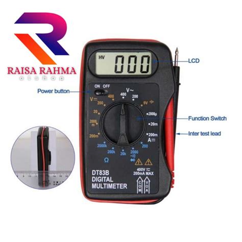 Jual Pocket Size Digital Multimeter Multi Tester Alat Ukur Tegangan Ac