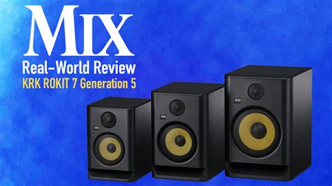 KRK ROKIT 7 Generation Five Studio Monitors A Mix Real World Review