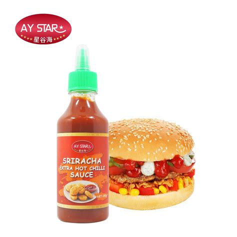 Natural Original Spicy Paste Halal Red Pepper Hot Chili Bulk Sriracha Chilli Sauce Sriracha