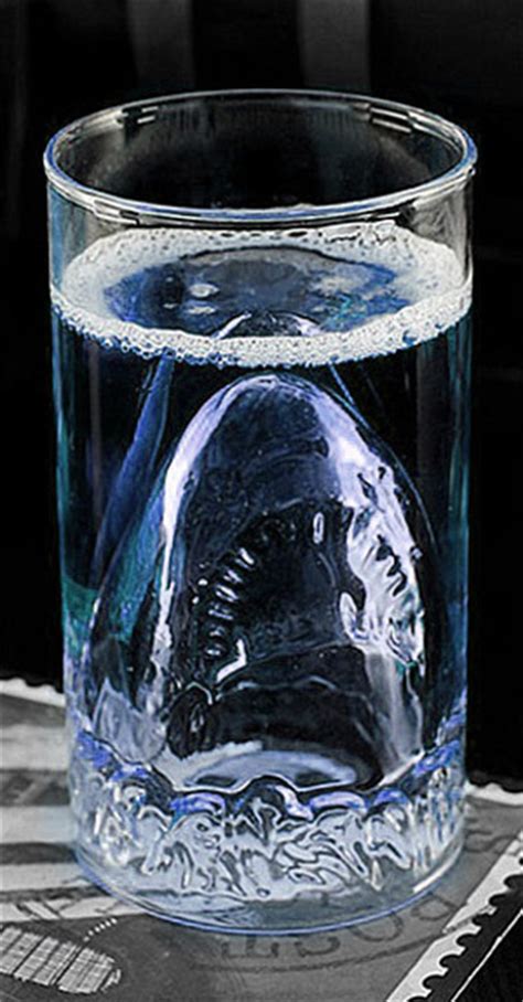 Shark Attack Glass Beer Mug - The Green Head