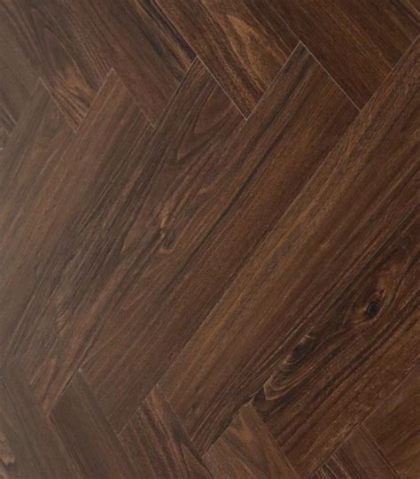 Black Walnut Herringbone Mm Spc Lvt Click Flooring