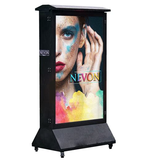 digital standees floor standing digital signage displays nevon express