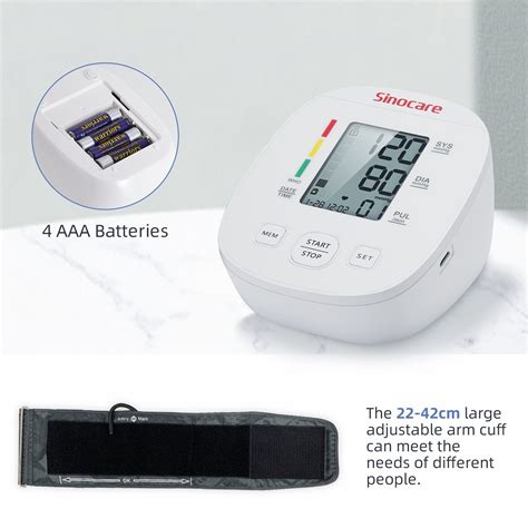 Sinocare Medical Device Manufacture Bp Monitor Machine Arm Digital