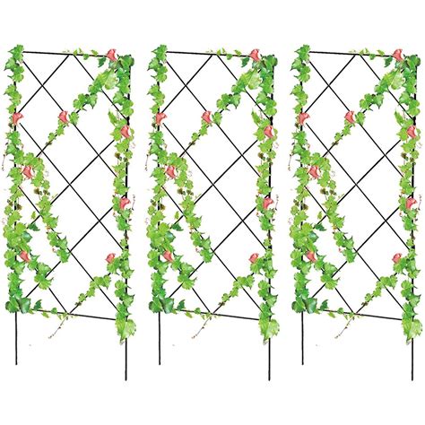 3 Stuks Plant Klimmen Trellis Frame Tuin Bloem Pla Grandado