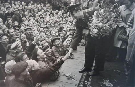 Gagarin visiting a factory in 1961. - Russian Life