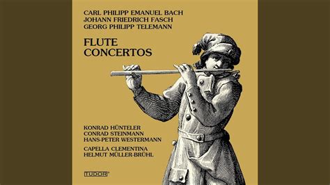 Flute Concerto In G Major Wq Iii Presto Youtube