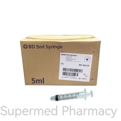 Bd Ml Syringe Without Needle Luer Lok Tip S Box Shopee Malaysia