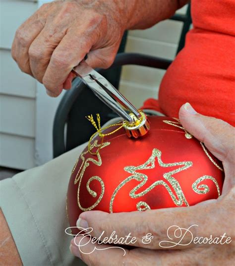 Diy Christmas Ornament Topiary Celebrate Decorate Easy Christmas