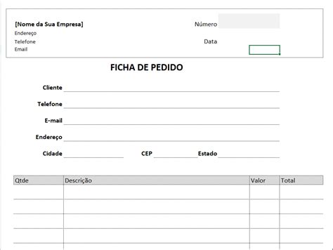 Modelo De Ficha De Pagamento