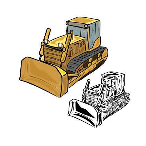 Bulldozer Driver Machinery Yellow Vector Driver Machinery Yellow PNG